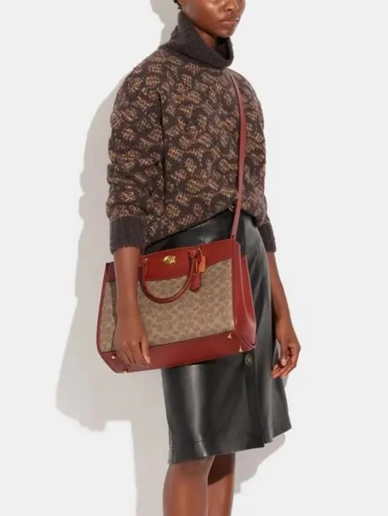 Coach Brooke Carryall In Signature Canvas - Picture 12 of 12